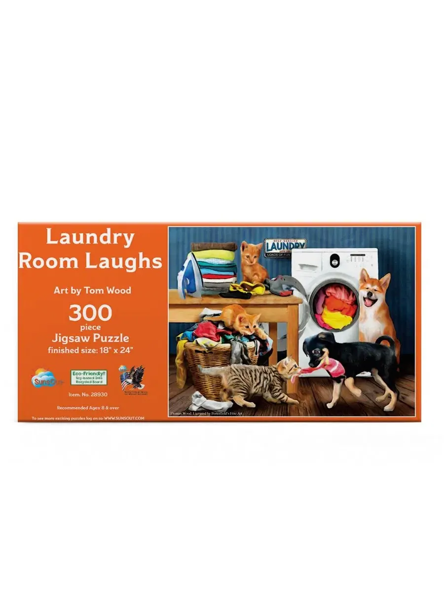 Пазл из 300 деталей «Laundry Room Laughs» SunsOut — изображение 2 из 5, нет цвета