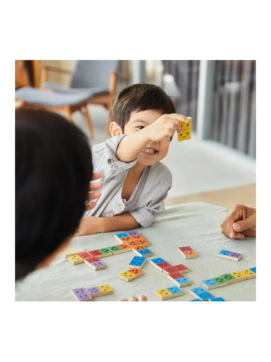 Настольная игра Мood Dominos PlanToys — изображение 2 из 2, нет цвета