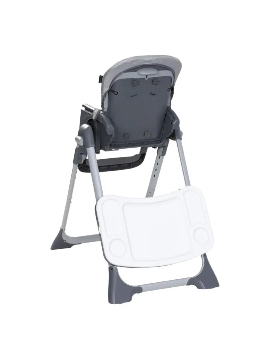 Детский стульчик для кормления Sit Right 2.0 3-в-1 Baby Trend — изображение 11 из 11, серый