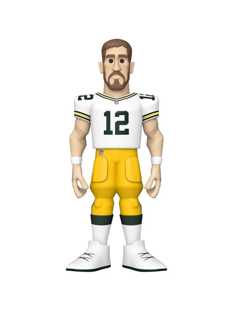Виниловая фигурка Green Bay Packers NFL золотого цвета, 30 см, Аарон Роджерс CHASE Funko
