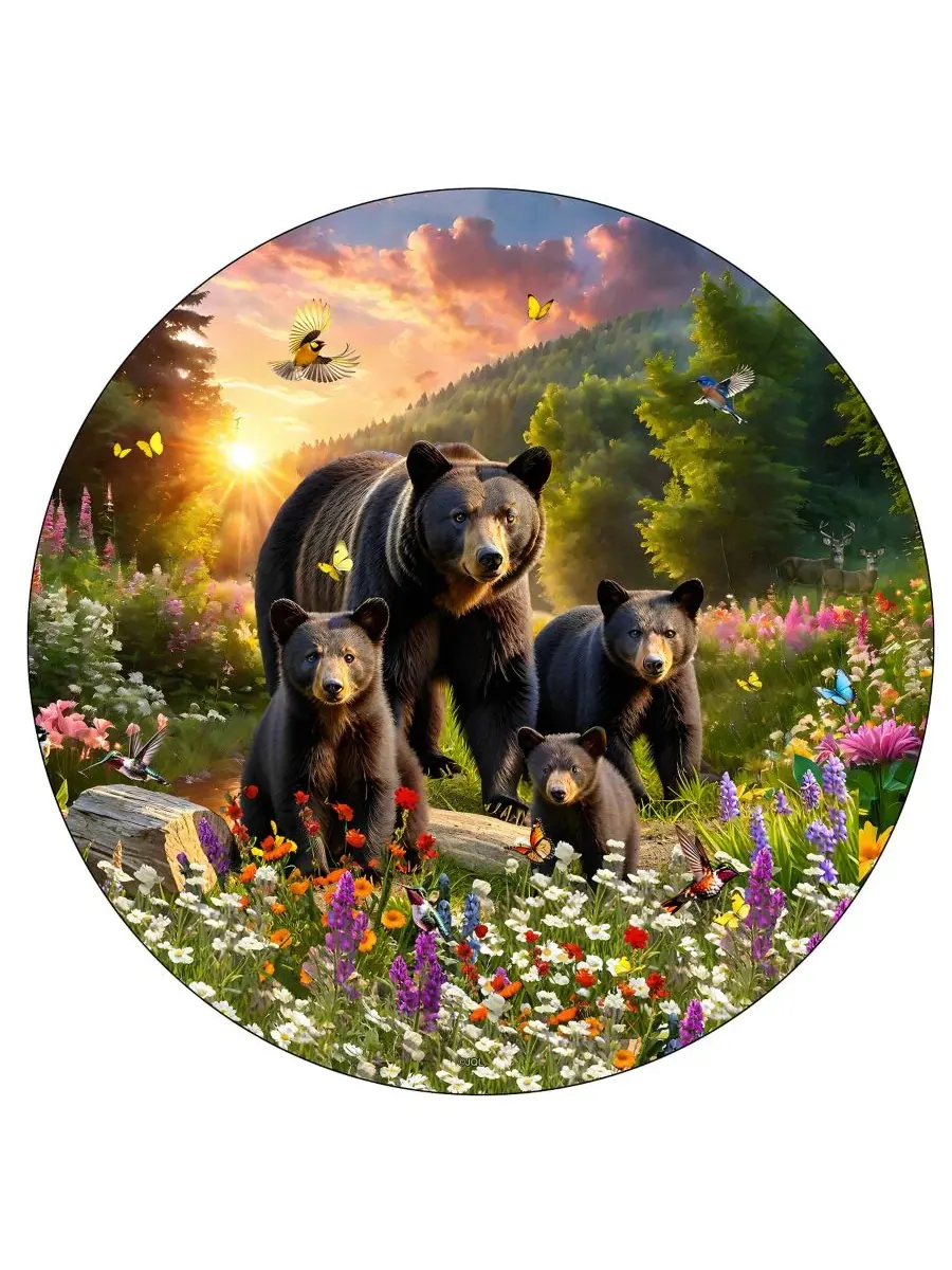 Пазл Family Walk из 500 деталей для взрослых Sunsout — изображение 4 из 5, нет цвета