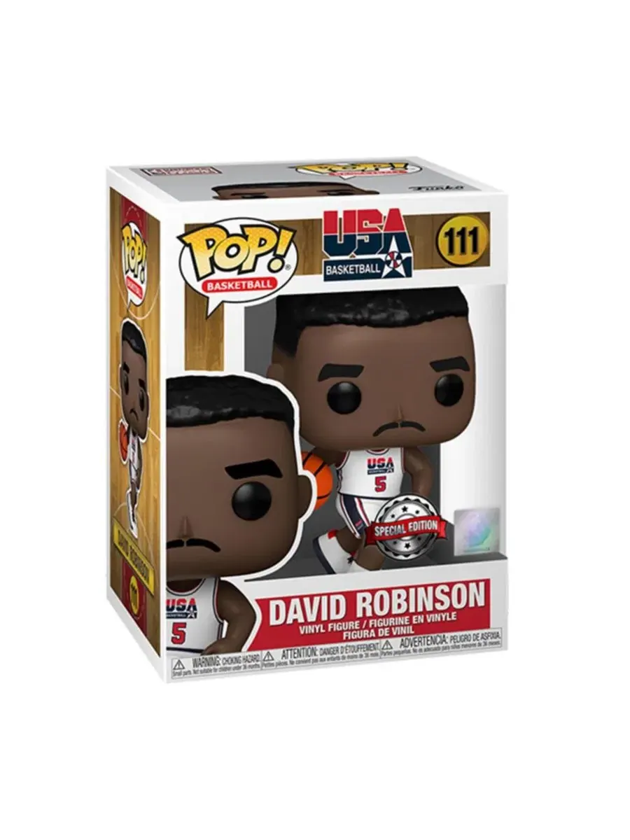 Фигурка NBA Pop David Robinson '92 Team USA Funko, 9,5 см — изображение 3 из 3, нет цвета