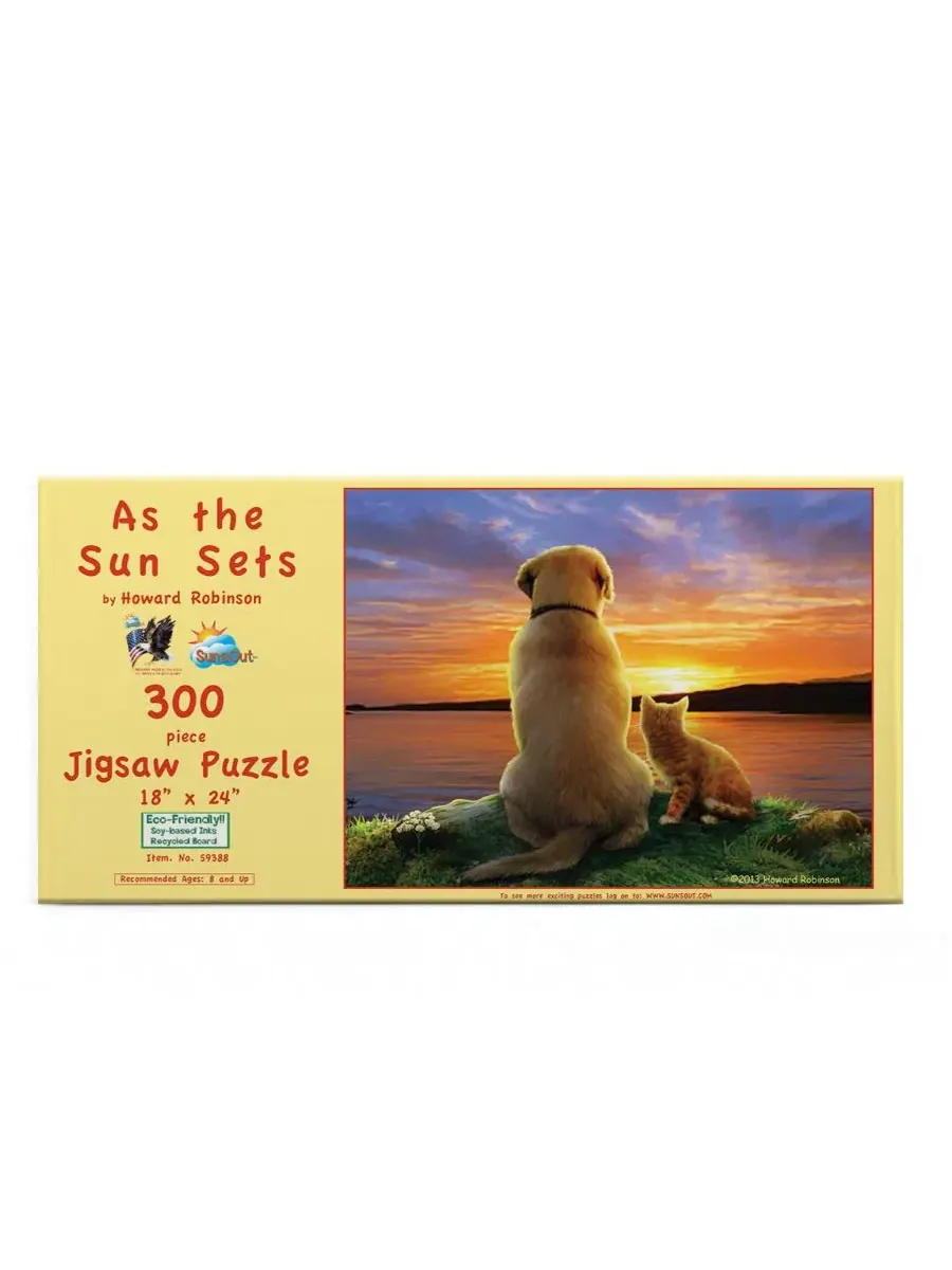 Пазл 300 деталей «As the Sun Sets» SunsOut — изображение 2 из 5, нет цвета