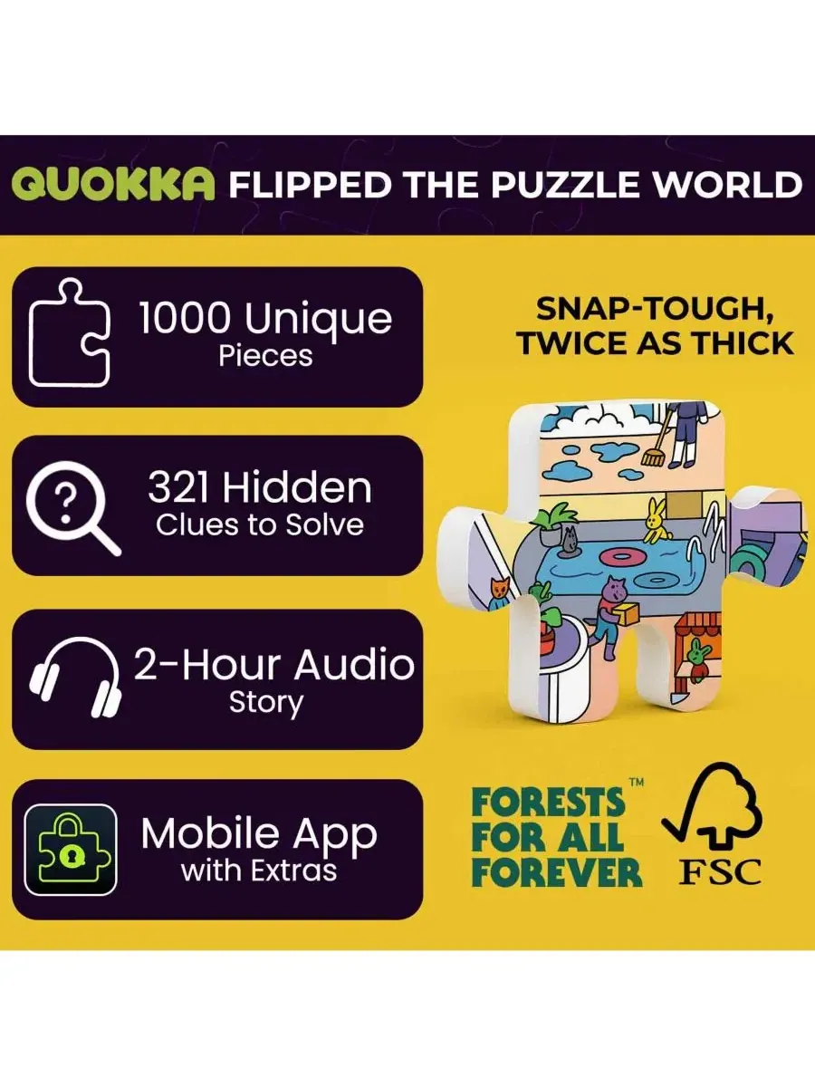 Пазл 1000 элементов с принтом Quokka, Cruise Vistas — изображение 2 из 6