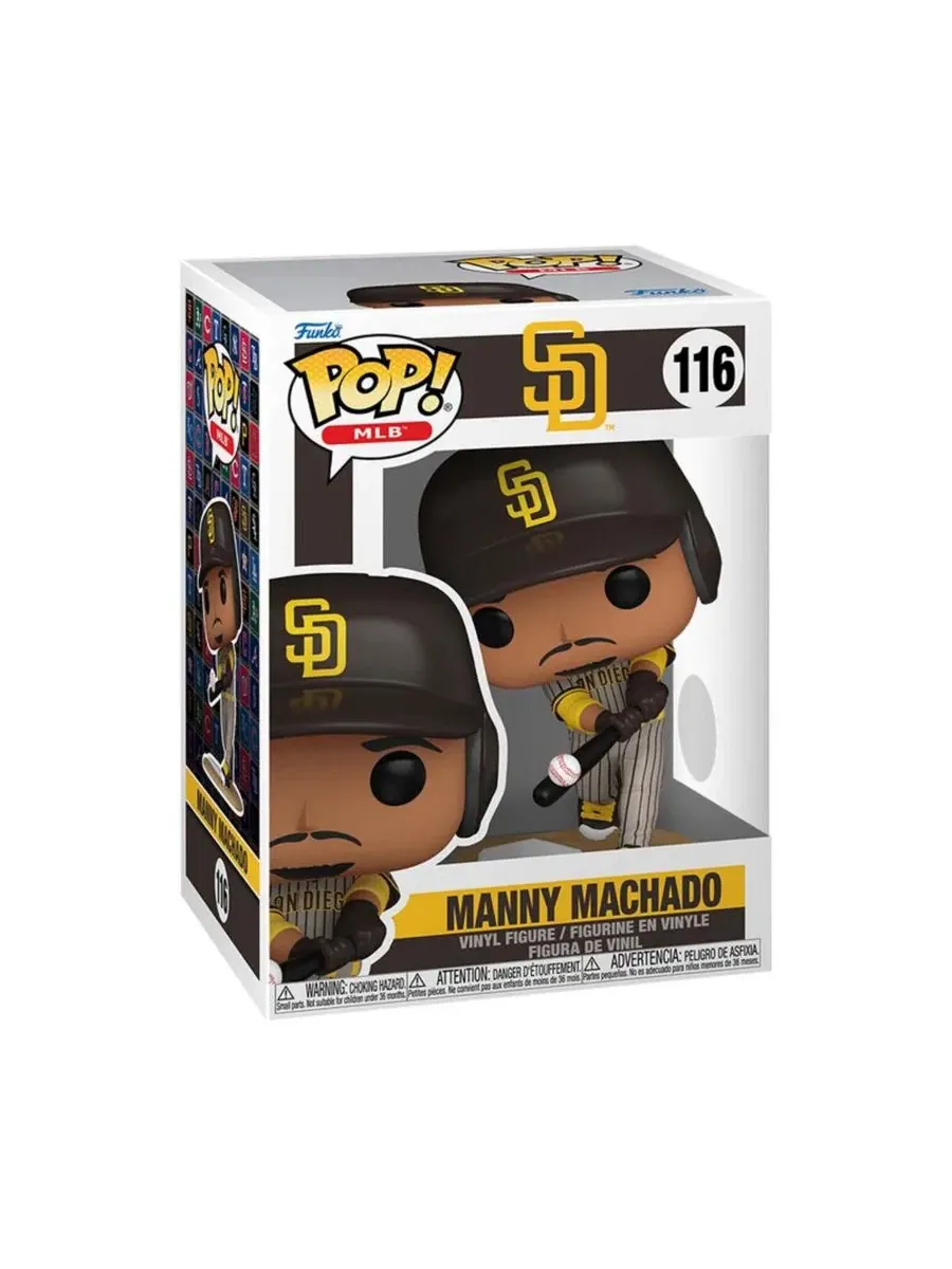 Фигурка Мэнни Мачадо из команды «Сан-Диего Падрес» (San Diego Padres) Pop Vinyl Funko
