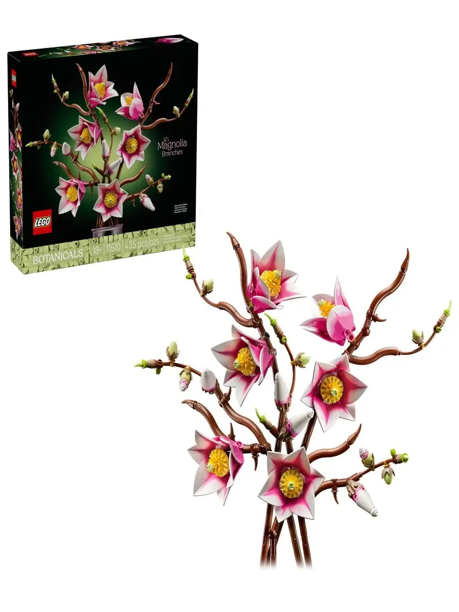 Конструктор «Ветви магнолии» от Botanicals, 11510 Lego