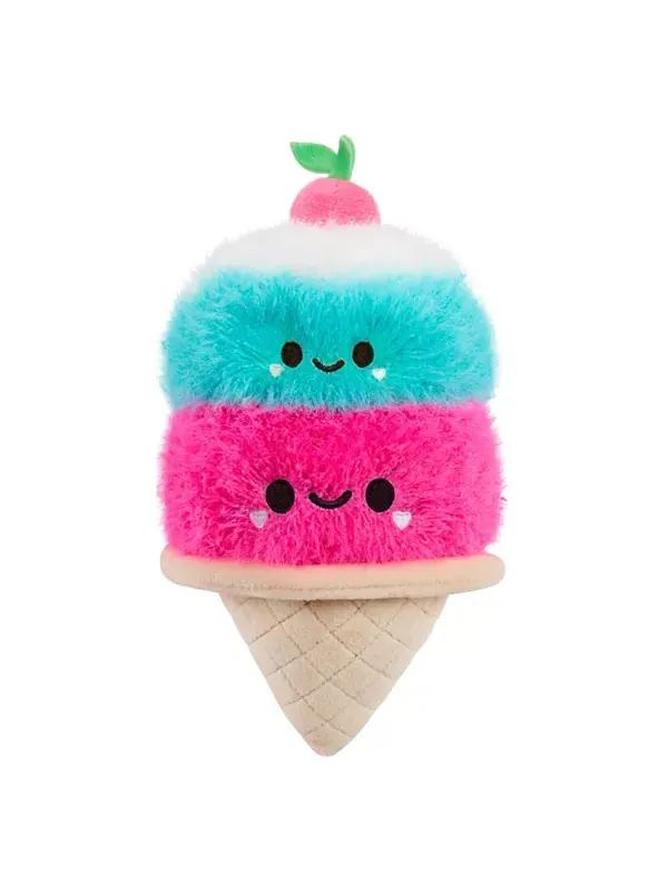 Маленькая плюшевая игрушка с двумя шариками мороженого Fluffie Stuffiez — изображение 2 из 4, мульти