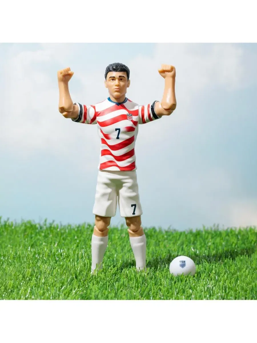 Коллекционная фигурка Gio Reyna 20 см Sockers 2026 USMNT Banbo Toys — изображение 3 из 8, мульти