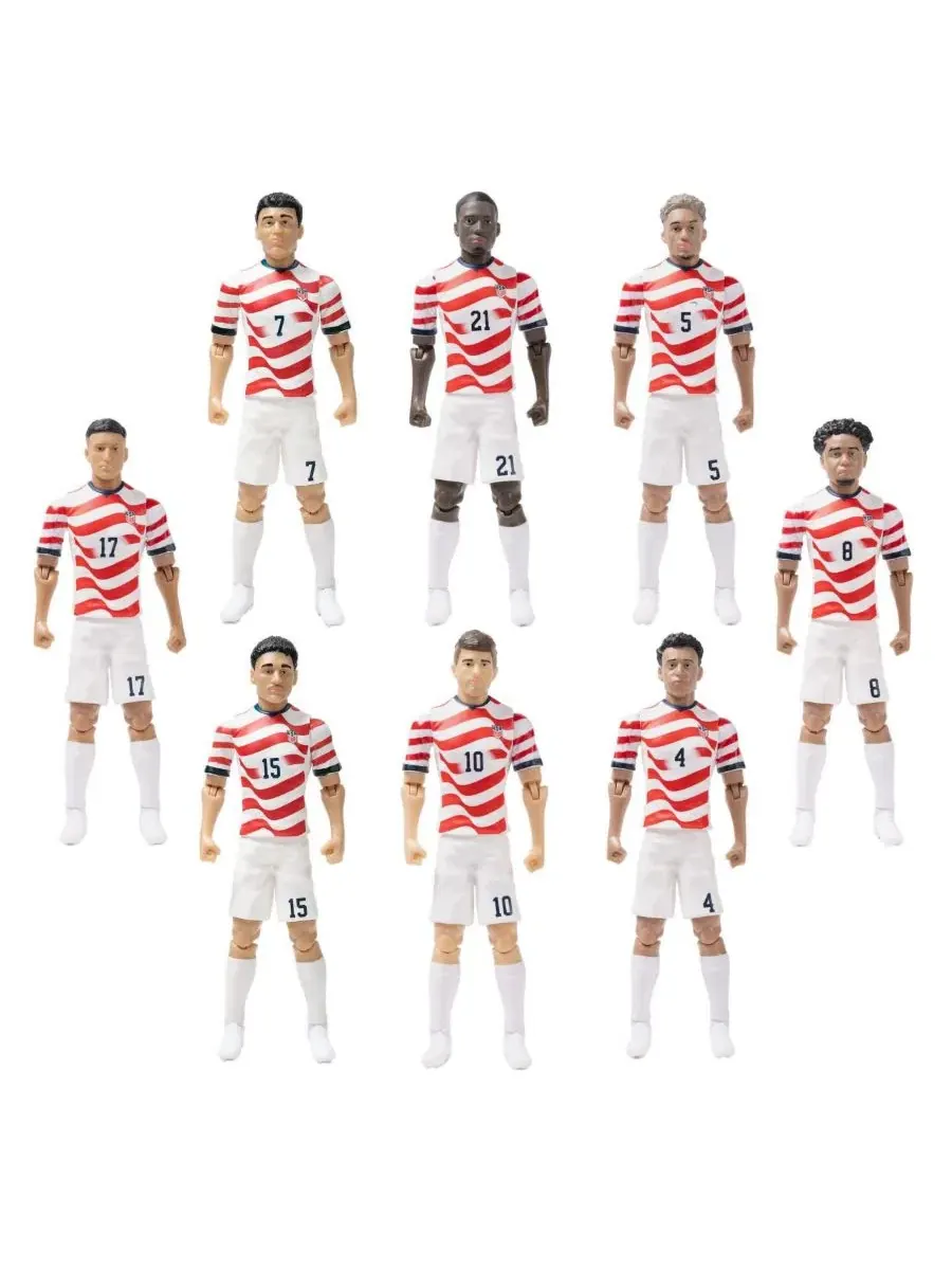 Коллекционная фигурка Gio Reyna 20 см Sockers 2026 USMNT Banbo Toys — изображение 8 из 8, мульти