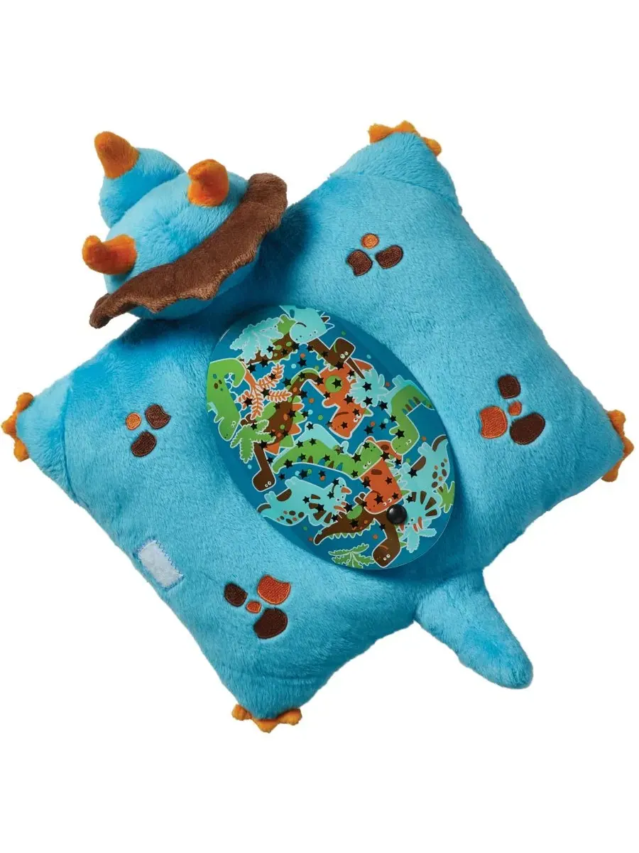 Плюшевый динозавр Sleeptime Lite Pillow Pets — изображение 4 из 9, голубой