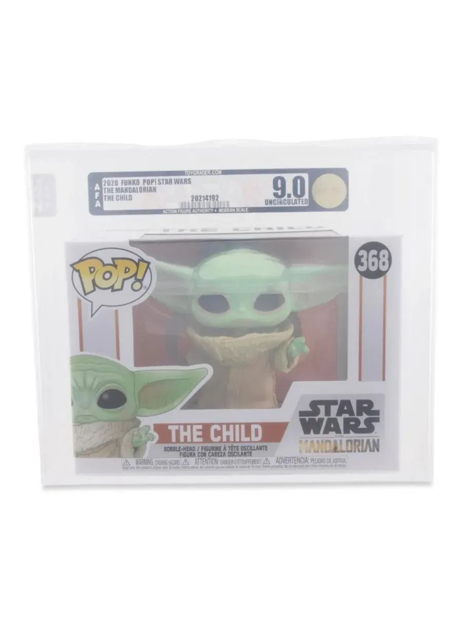 Фигурка Star Wars The Mandalorian POP, Малыш, Рейтинг AFA 9 Funko