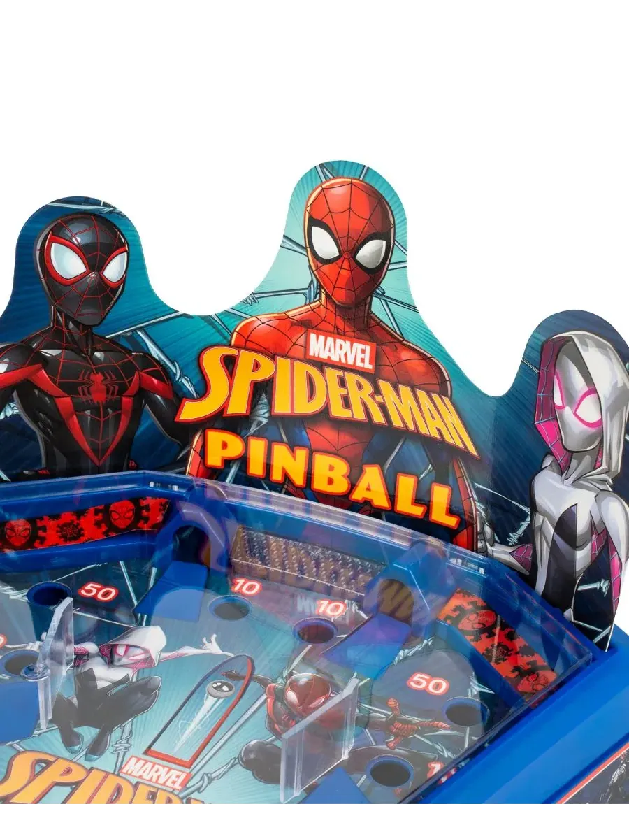 Настольная бейсбольная пинбольная игра «Человек-паук» World Tech Toys — изображение 3 из 7, мульти