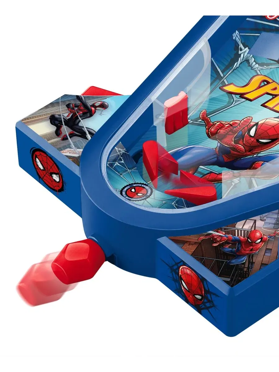 Настольная бейсбольная пинбольная игра «Человек-паук» World Tech Toys — изображение 6 из 7, мульти