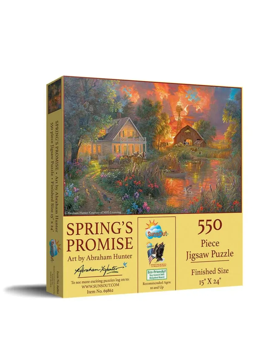 Пазл «Весеннее обещание» (550 деталей) для взрослых Sunsout