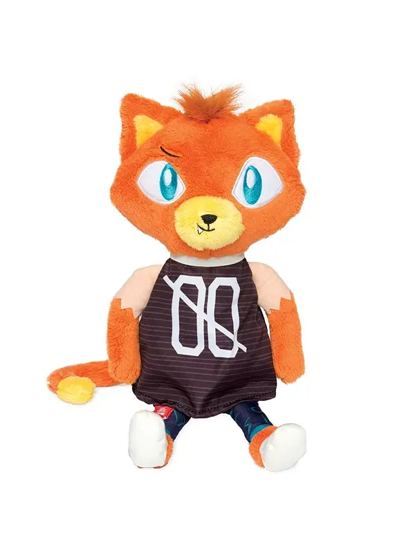 Мягкая игрушка Бенни из кошачьего клуба Manhattan Toy Alley Cat Club, 14 дюймов First And Main — изображение 3 из 3, мульти