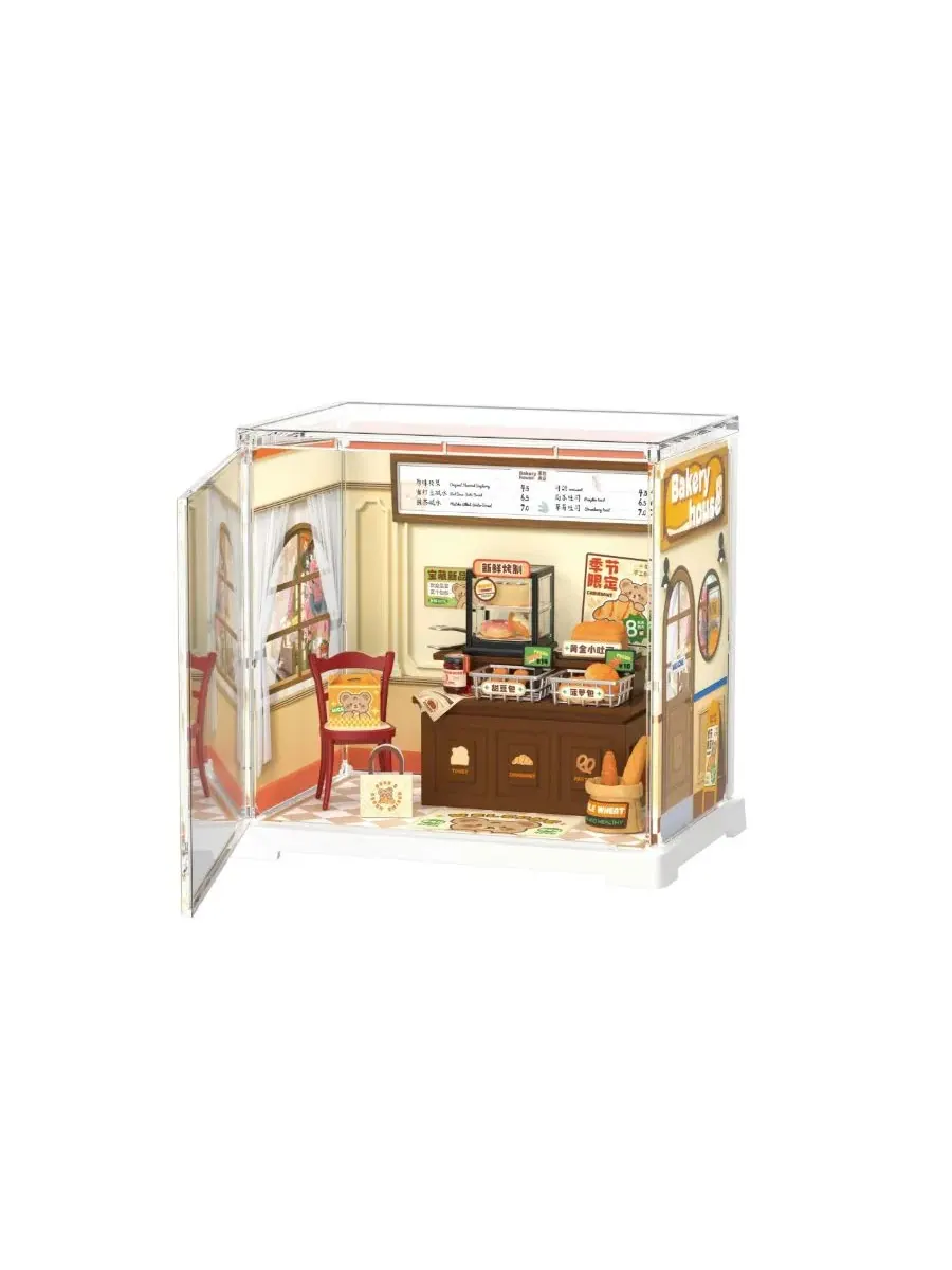 Конструктор миниатюрный Robotime Super Creator Mini Butter Bakery House