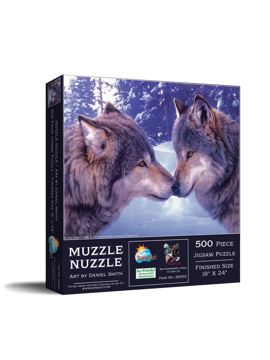 Пазл 500 деталей Muzzle Nuzzle SunsOut