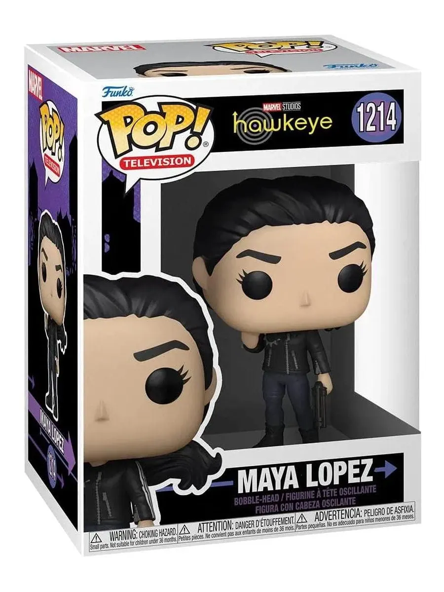 Виниловая фигурка Funko POP Соколиный Глаз из вселенной Marvel, Майя Лопес — изображение 2 из 3, нет цвета