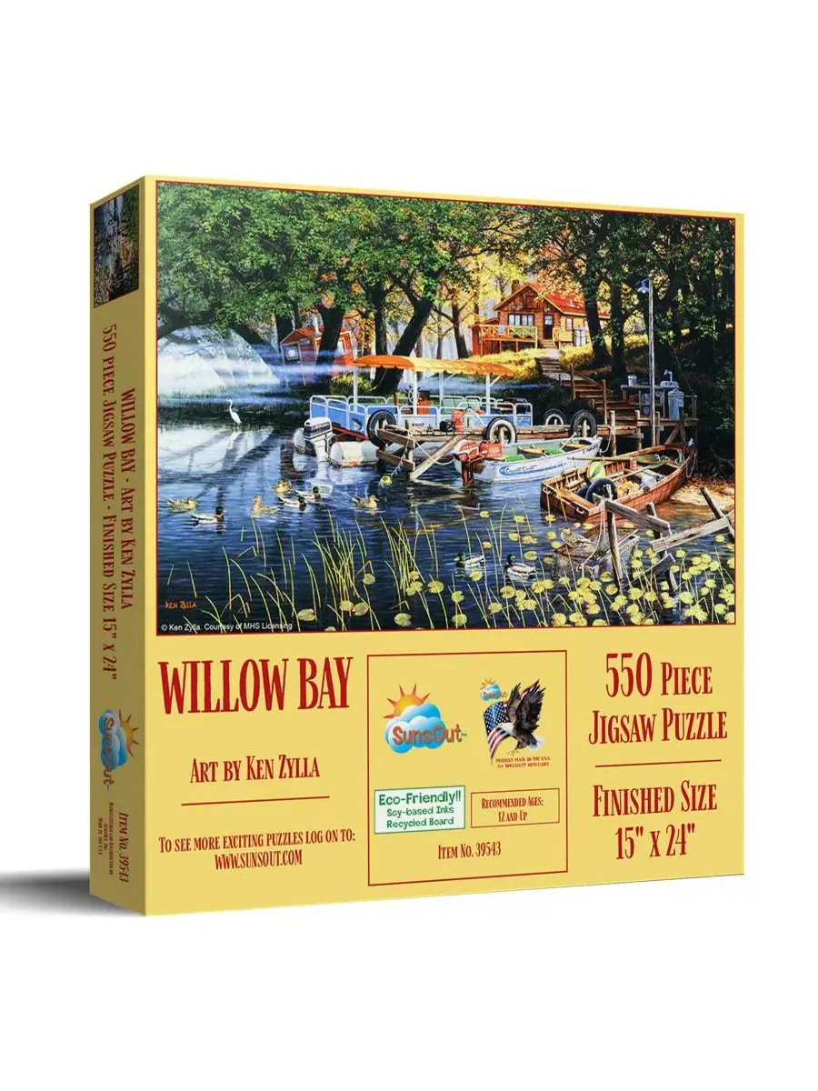 Пазл Willow Bay из 550 деталей для взрослых Sunsout