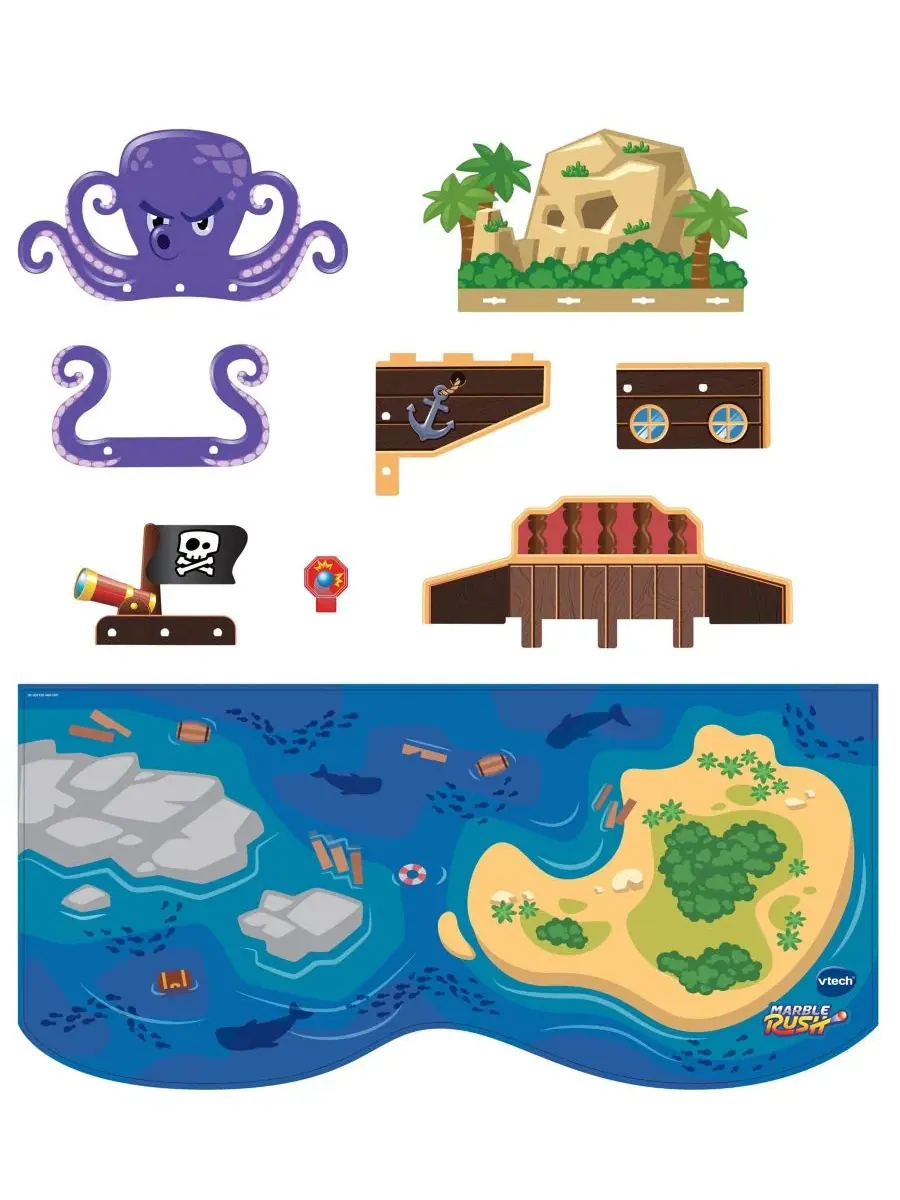 Конструктор Marble Rush Pirates Cove Adventure 162 детали VTech — изображение 5 из 7, нет цвета