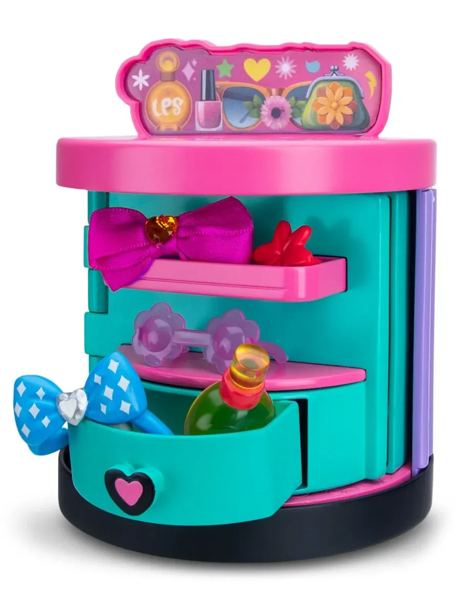 Игровой набор Spin Style Boutique с 3 питомцами Bobblin' Pets Littlest Pet Shop — изображение 2 из 9, мульти
