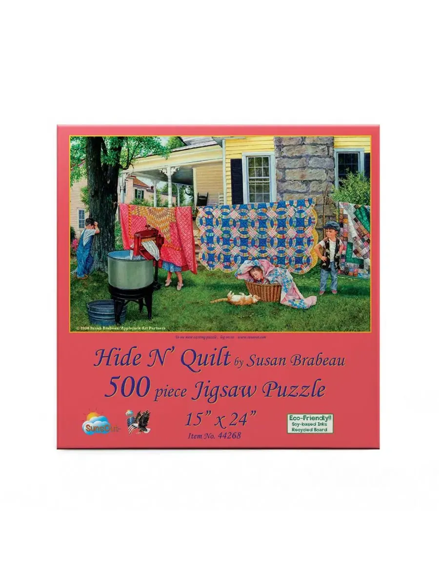 Пазл Hide N Quilt из 550 деталей для взрослых Sunsout — изображение 2 из 5, нет цвета