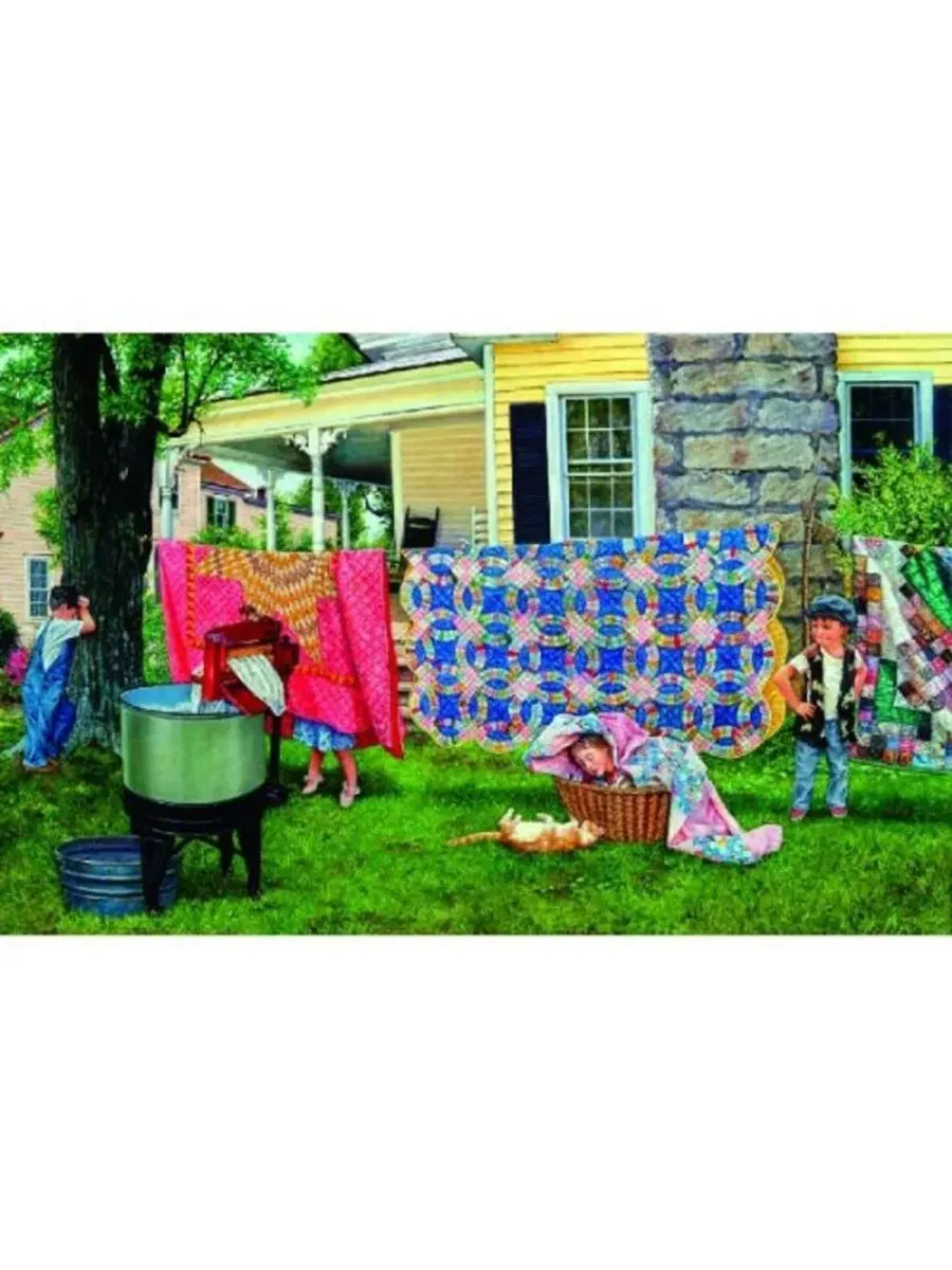 Пазл Hide N Quilt из 550 деталей для взрослых Sunsout — изображение 3 из 5, нет цвета
