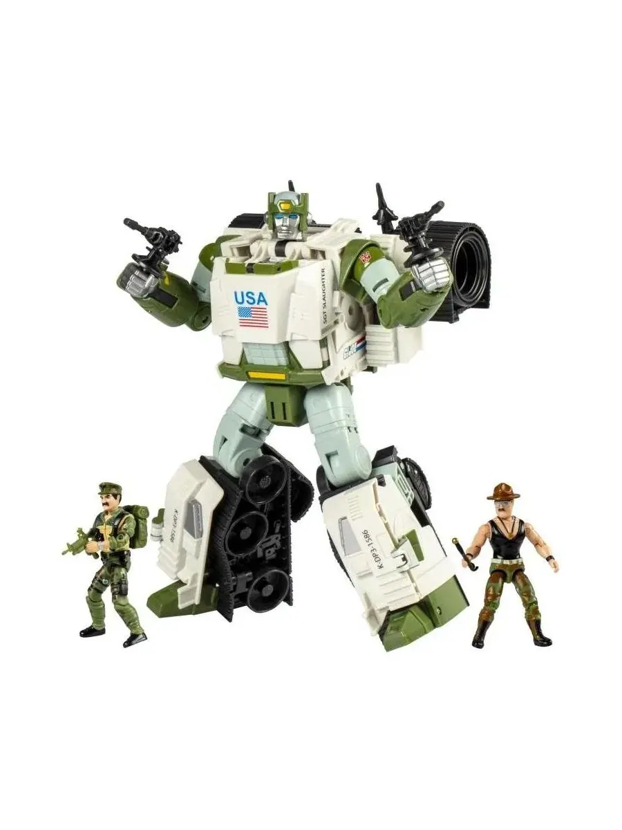 Фигурка-трансформер Autobot Kup с фигурками Sgt. Slaughter и Leatherneck Transformers