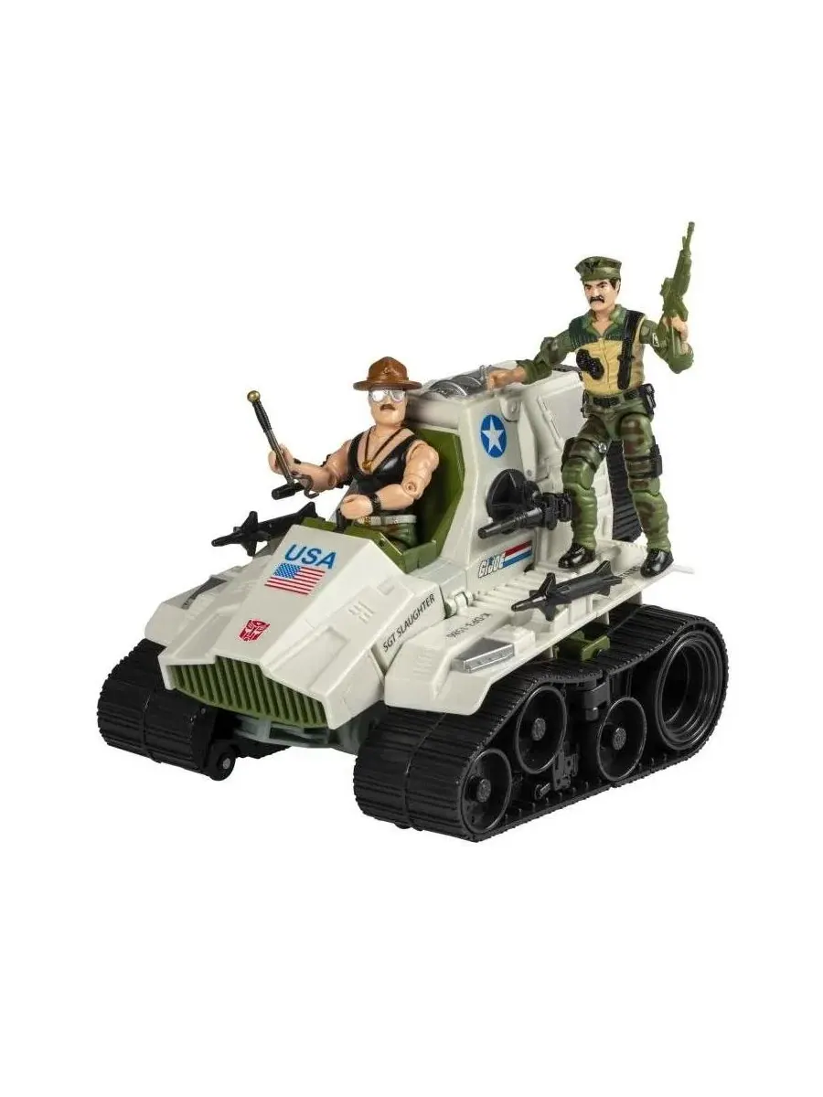 Фигурка-трансформер Autobot Kup с фигурками Sgt. Slaughter и Leatherneck Transformers — изображение 4 из 6, нет цвета