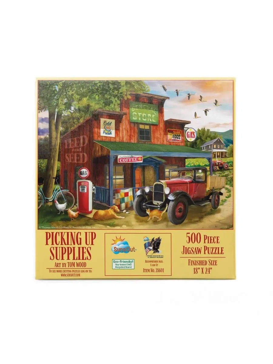 Пазл Picking Up Supplies из 500 деталей для взрослых Sunsout — изображение 2 из 5, нет цвета