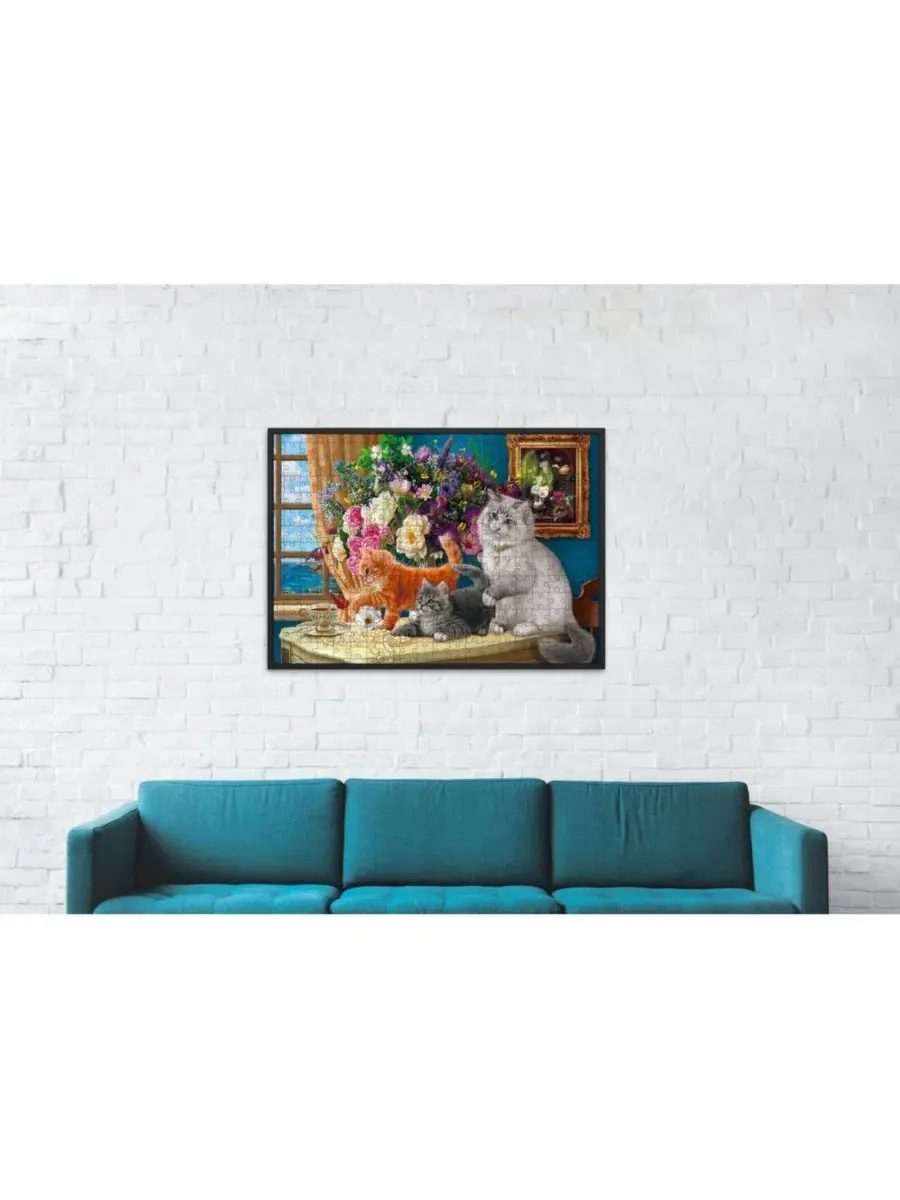Пазл 500 элементов Kitten Tableau SunsOut — изображение 5 из 6, нет цвета