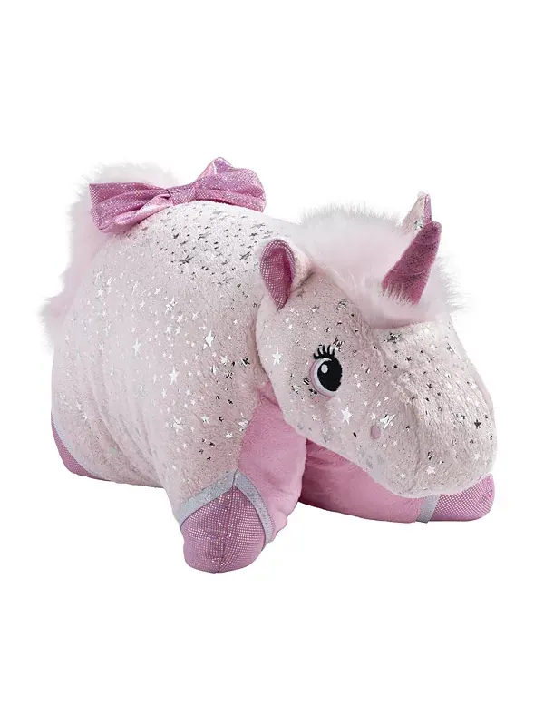 Фирменная блестящая плюшевая игрушка в виде единорога Pillow Pets