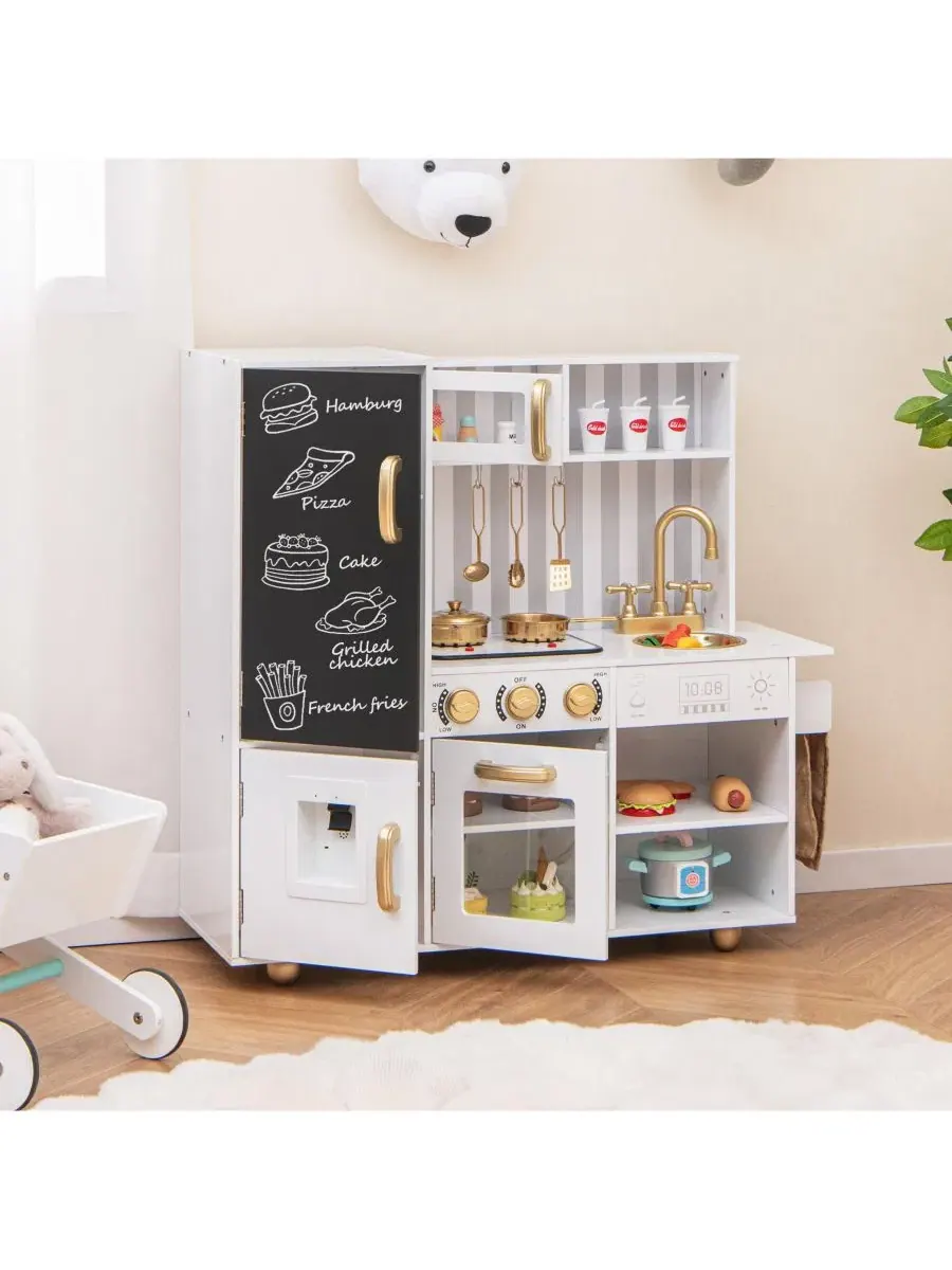 Игровая кухня для детей с реалистичными звуками и светом Mecale — изображение 2 из 9, белый