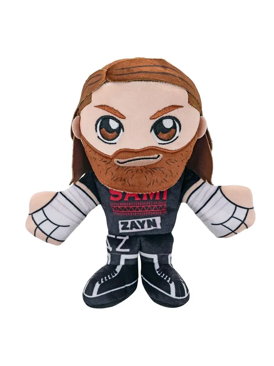 WWE Sami Zayn Kuricha Plush - мягкая игрушка в стиле чиби Bleacher Creatures — изображение 3 из 7, нет цвета