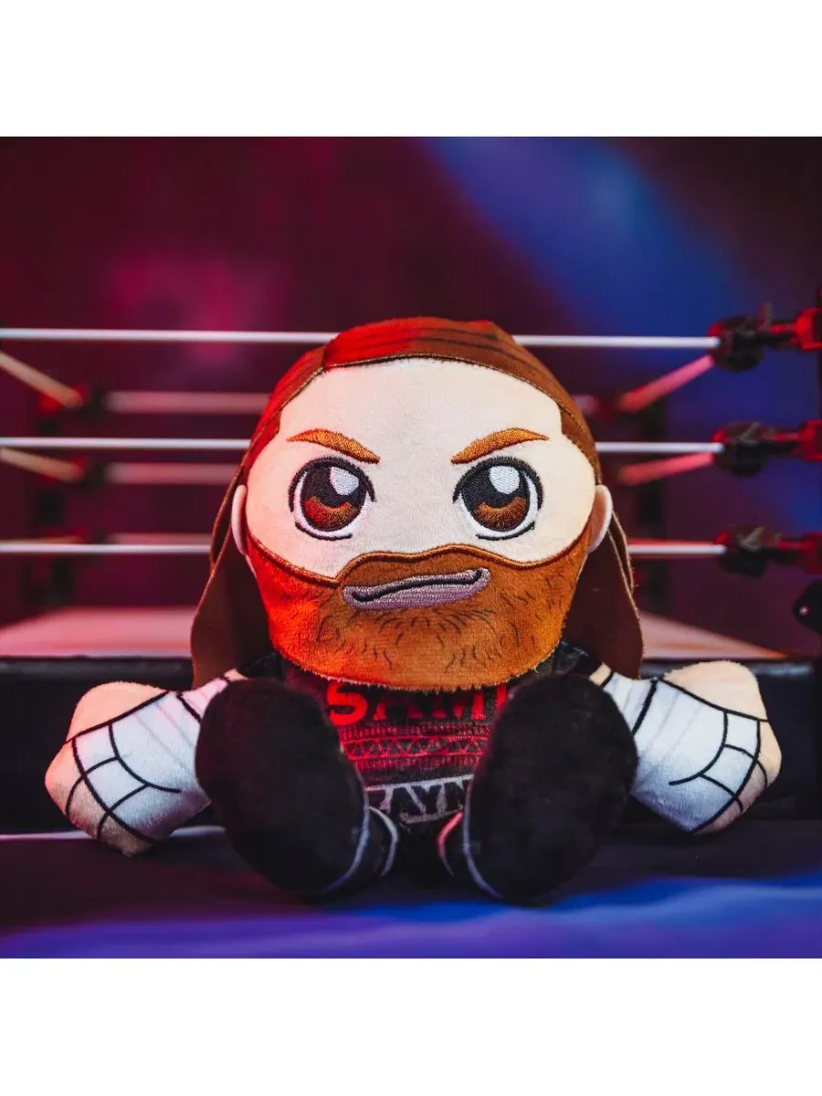 WWE Sami Zayn Kuricha Plush - мягкая игрушка в стиле чиби Bleacher Creatures — изображение 4 из 7, нет цвета