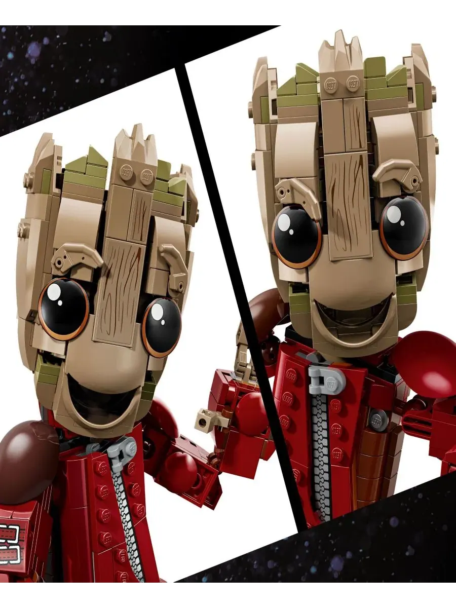 Детский конструктор Marvel Ravager Jumpsuit Groot 76341, 604 детали Lego — изображение 4 из 6, нет цвета