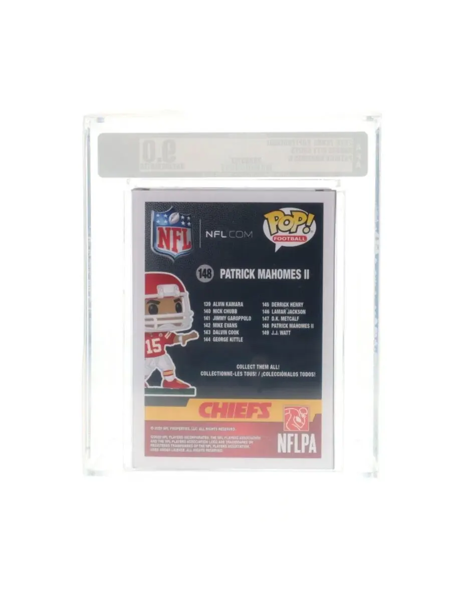 Фигурка POP Vinyl Kansas City Chiefs NFL, Патрик Махоумс, Рейтинг AFA 9 Funko — изображение 3 из 4, нет цвета
