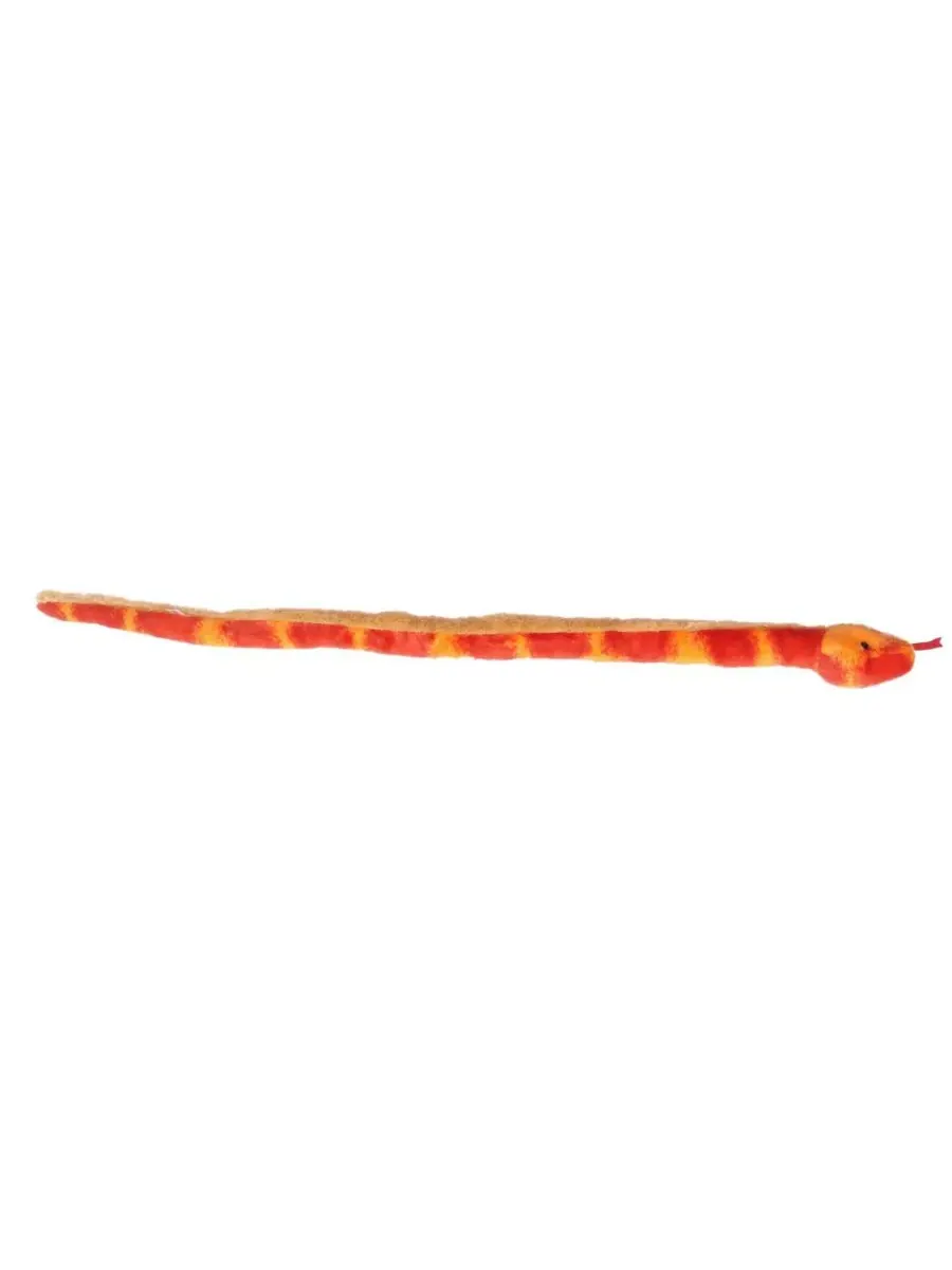 Мягкая игрушка змея Aurora Corn Snake Playful Plush Toy — изображение 3 из 3, оранжевый