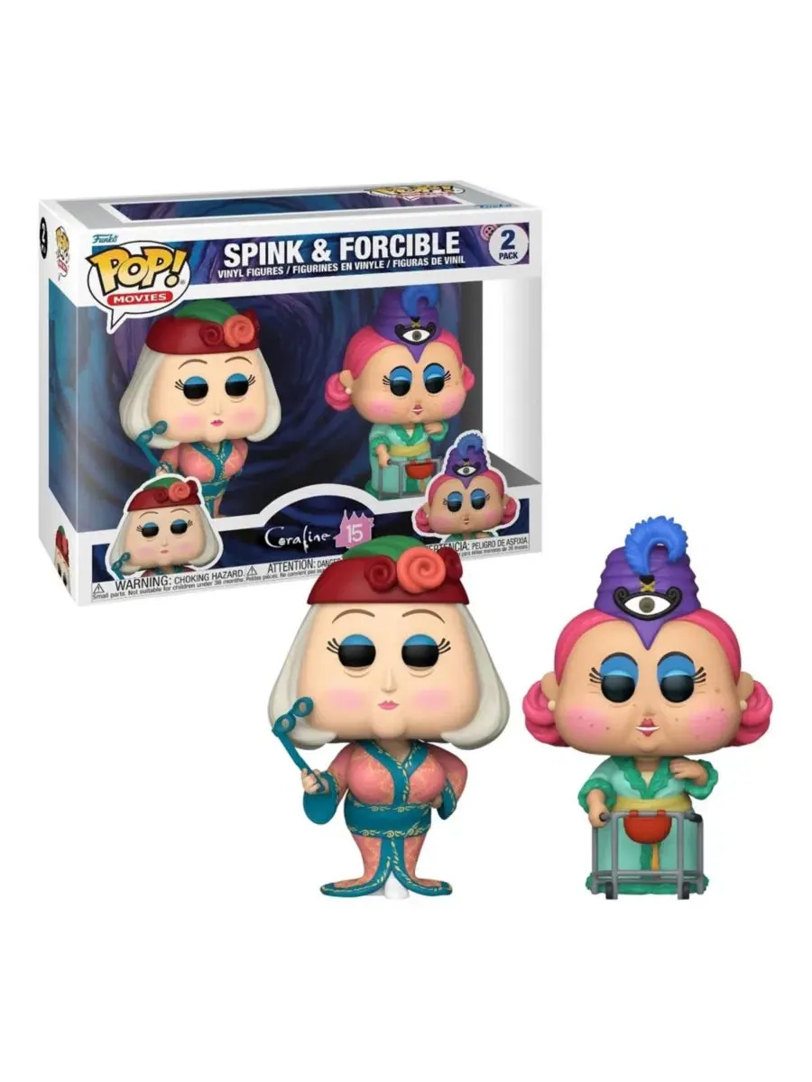 Набор фигурок Coraline POP Movies Spink and Forcible Funko