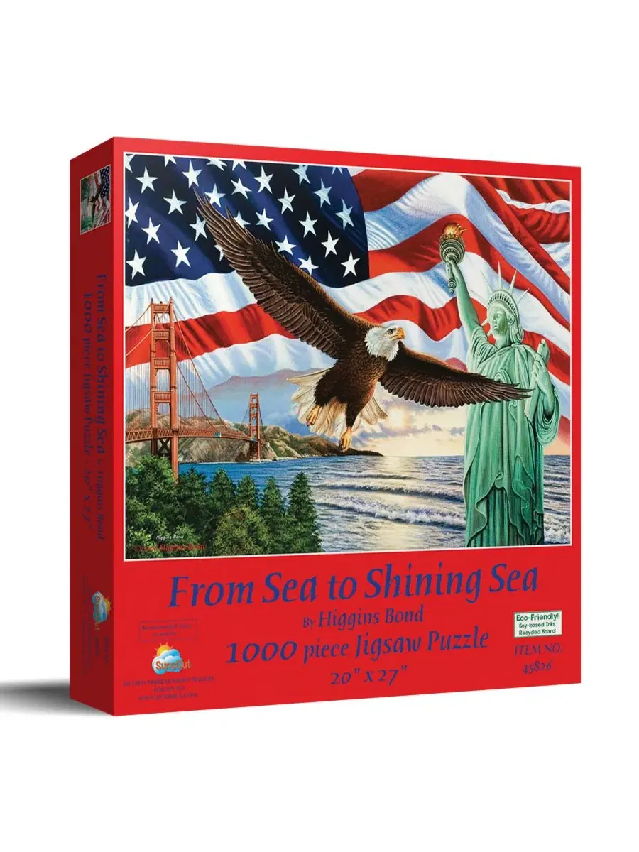 Пазл 1000 элементов From Sea to Shining Sea SunsOut