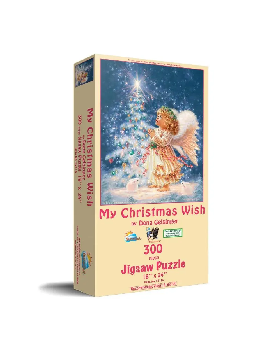 Пазл 300 элементов My Christmas Wish SunsOut