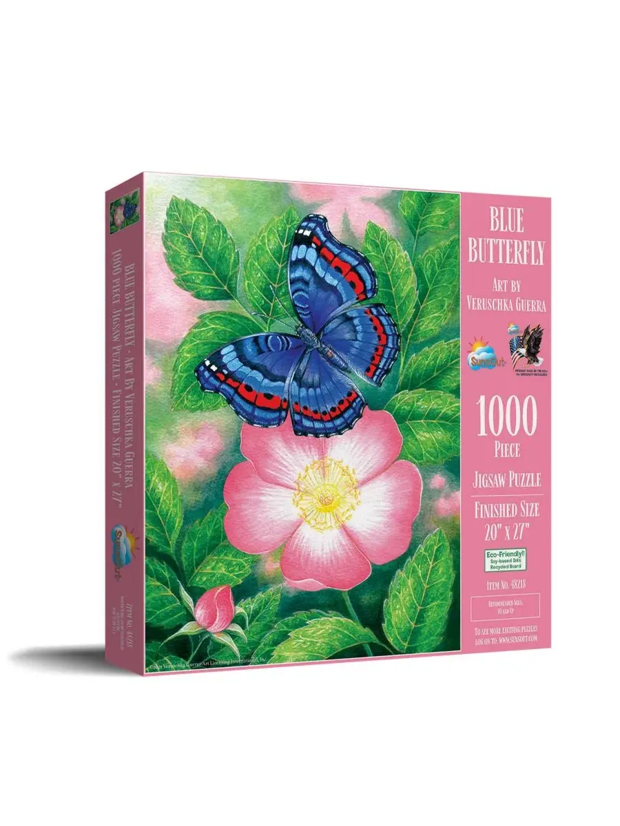 Пазл 1000 элементов Blue Butterfly, 50×68 см SunsOut