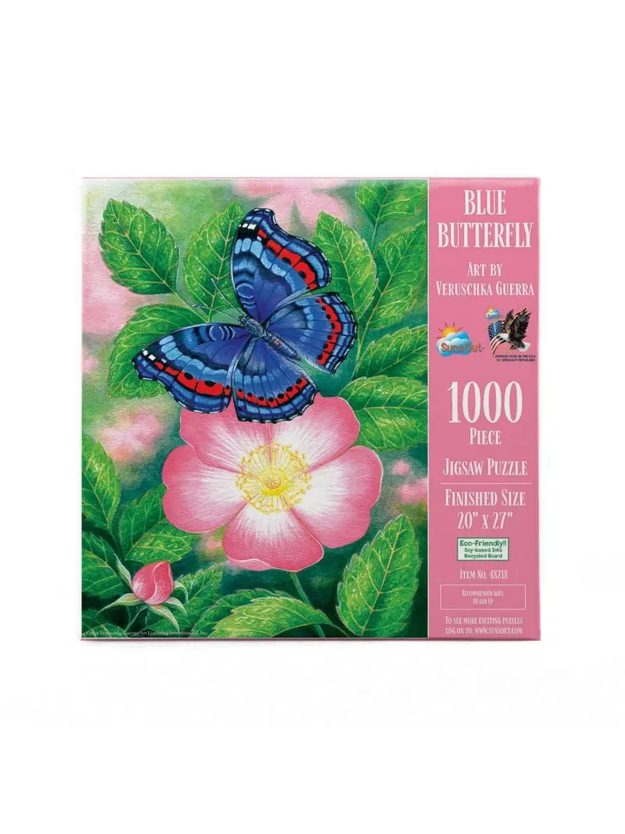 Пазл 1000 элементов Blue Butterfly, 50×68 см SunsOut — изображение 2 из 5, нет цвета