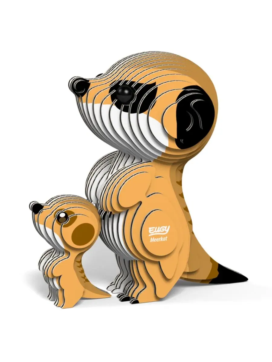 3D-пазл «Сурикат» Eugy — изображение 2 из 3, нет цвета