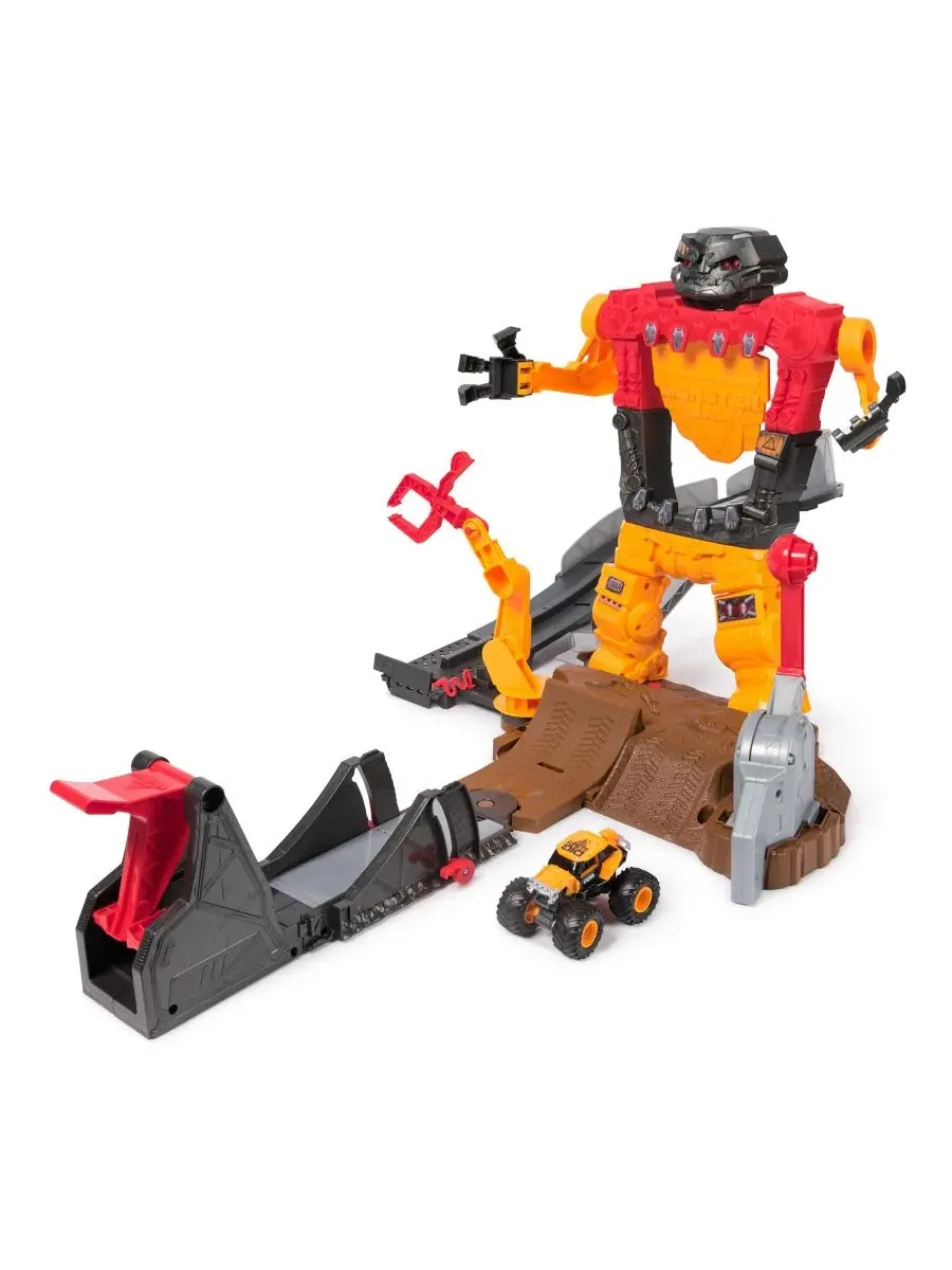 Игровой набор Monster Jam Smash Bot с монстр-траком Smash Bash, пластик Monster Jam