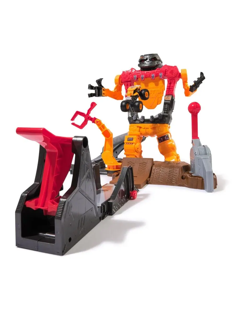 Игровой набор Monster Jam Smash Bot с монстр-траком Smash Bash, пластик Monster Jam — изображение 2 из 7, мульти