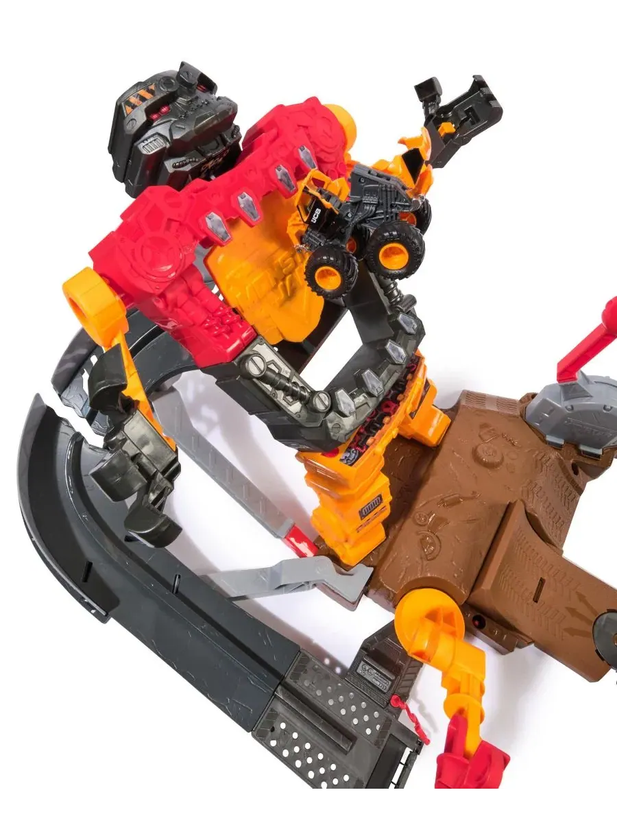 Игровой набор Monster Jam Smash Bot с монстр-траком Smash Bash, пластик Monster Jam — изображение 4 из 7, мульти