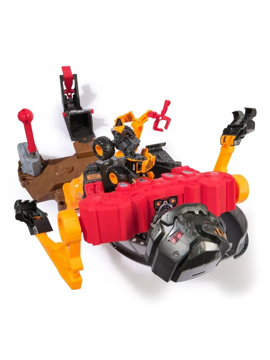 Игровой набор Monster Jam Smash Bot с монстр-траком Smash Bash, пластик Monster Jam — изображение 6 из 7, мульти