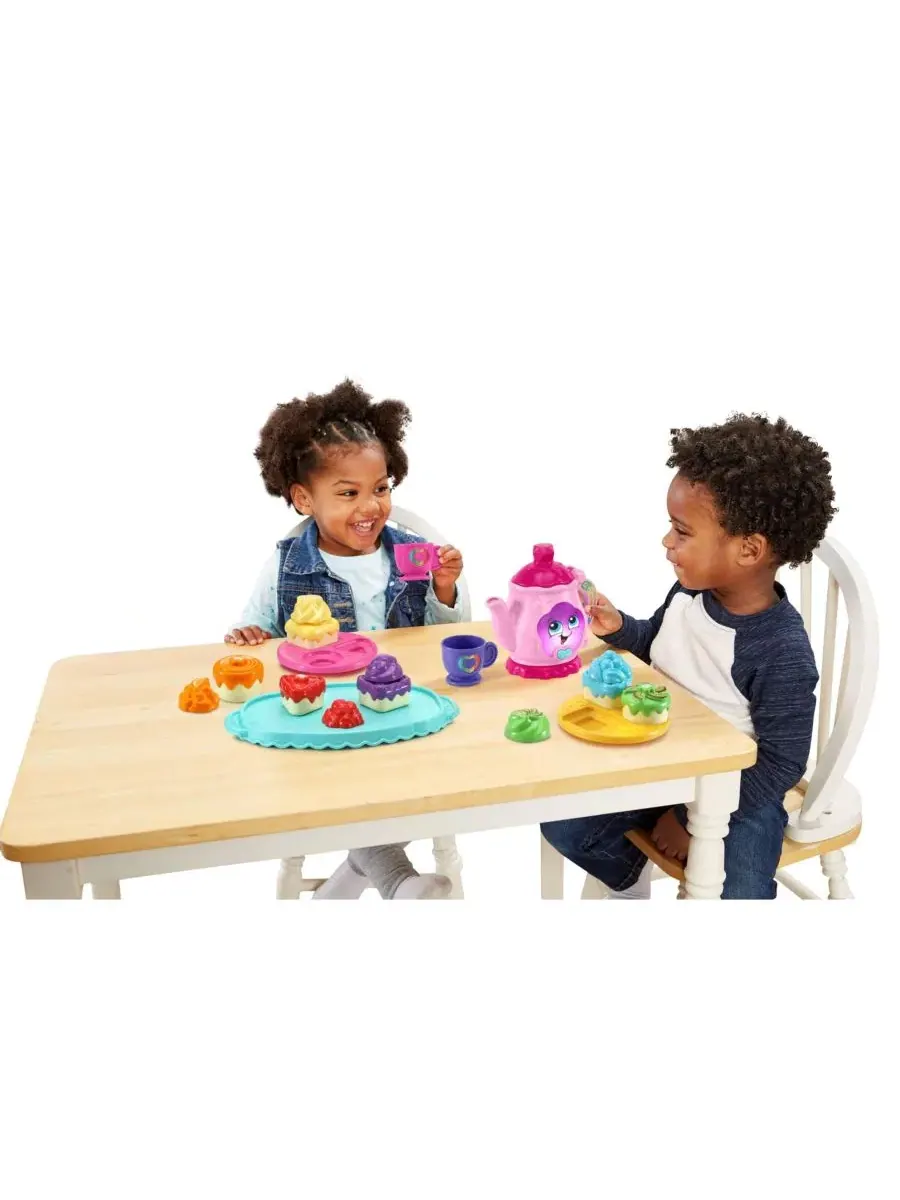 Светящийся чайник с аксессуарами для чаепития Rainbow Tea For Two VTech — изображение 3 из 4, мульти