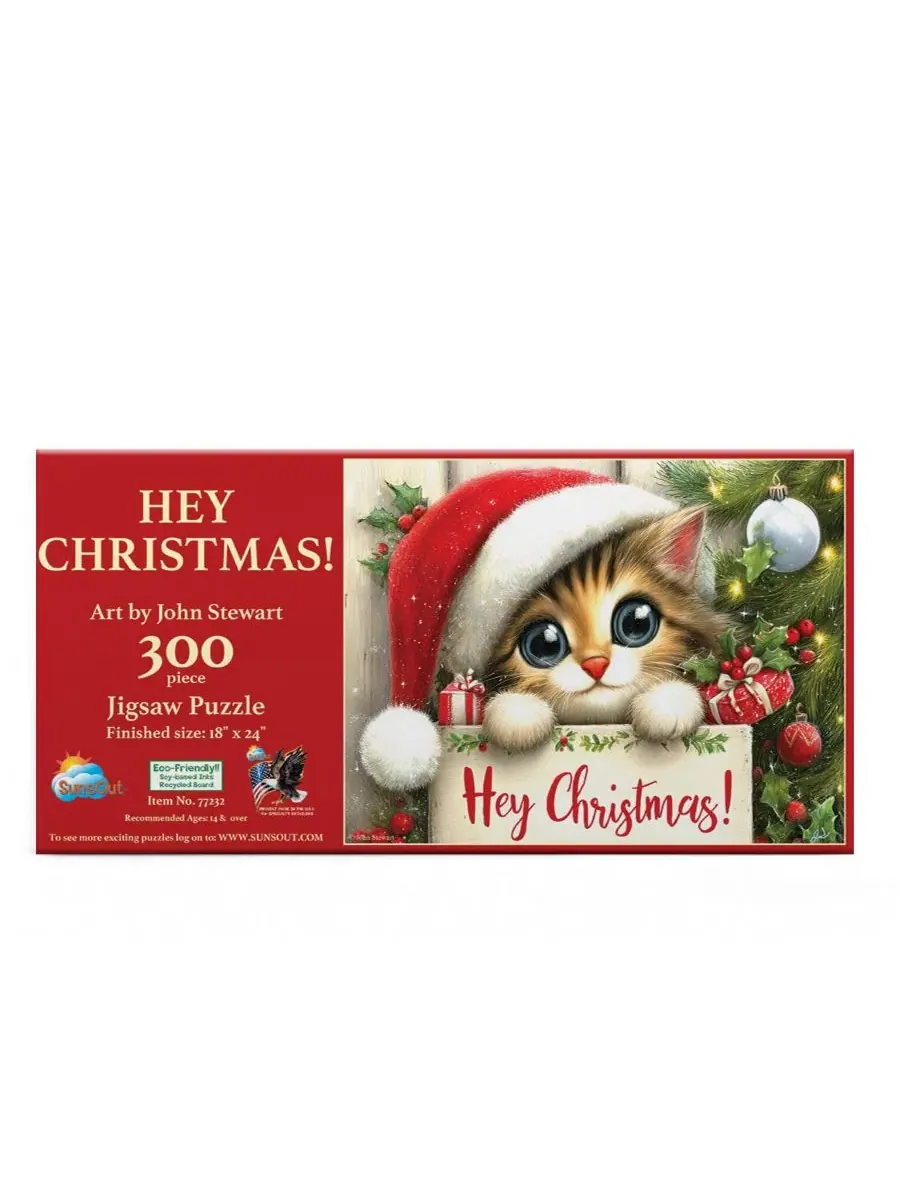 Пазл 300 деталей «Hey Christmas» SunsOut — изображение 3 из 5, нет цвета